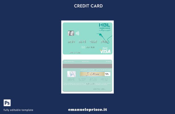 stile verificato Modello di carta di debito visto Maldive Habib Bank Limited